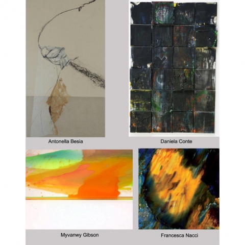 Frammenti di materia e sostanza del colore Frammenti di materia e sostanza del colore